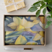 Sunlit Daffodin Wasserfarbe Seidenpapier (Geschenk)
