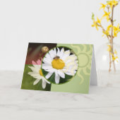 Sunlit Daisy and Bee Karte (Gelbe Blume)