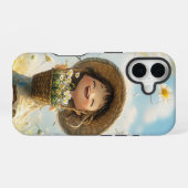 Sunlit Daisy Dreams Kerngehäuse Telefon iPhone 16 Hülle (Rückseite (Horizontal))