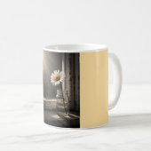 Sunlit Daisy in Jar Mug Kaffeetasse (VorderseiteRechts)