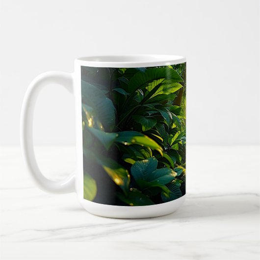 Sunlit Dschungel Kaffeetasse (Links)
