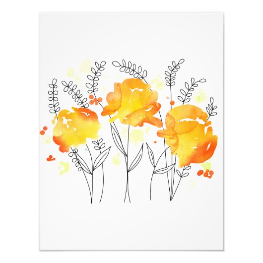 "Sunlit Elegance: Ein Blumenportrait" Fotodruck (Vorne)