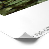 Sunlit Falls Poster (Ecke)