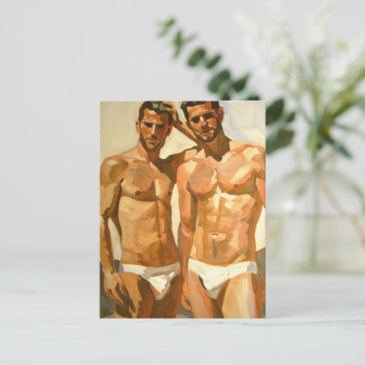 Sunlit Figures: Bold Study in Sensation Postkarte (Stehend Vorderseite)