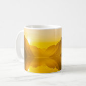 Sunlit Fjord Serenity Kaffeetasse (Vorderseite Links)