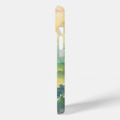 Sunlit Forest Valley Phone Case (Rückseite / Links)