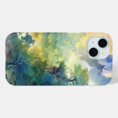 Sunlit Forest Valley Phone Case (Rückseite (Horizontal))