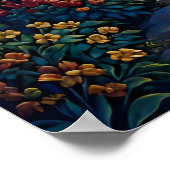 Sunlit Garden at Daybreak Poster (Ecke)