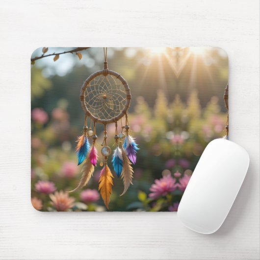 Sunlit Garden Dreamcatcher Mousepad (Mit Mouse)