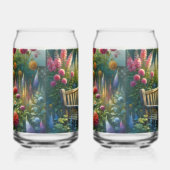 Sunlit Garden Pathway Gate Scene Dosenglas (Rechts)