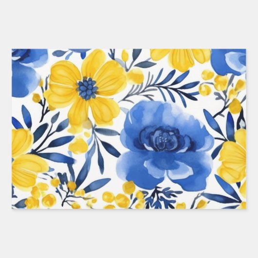 "Sunlit Garden Wrapping Paper" Geschenkpapier Set (Vorderseite 3)