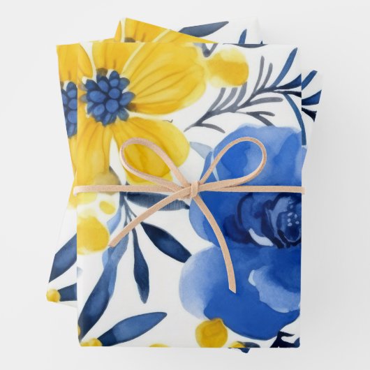 "Sunlit Garden Wrapping Paper" Geschenkpapier Set (Beispiel)