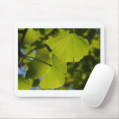 Sunlit Ginkgo-Blätter Mousepad (Mit Mouse)