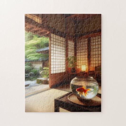 Sunlit Goldfish – Japanese Room Puzzle (Vertikal)