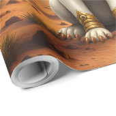 Sunlit Guardian – Desert Relic Bunny. Geschenkpapier (Rolleneckpunkt)