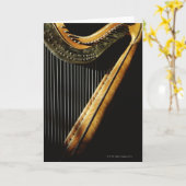 Sunlit Harp Karte (Gelbe Blume)