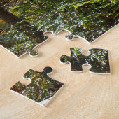 Sunlit Herbstweg im Laurel Hill Staat Park Puzzle (Seite)