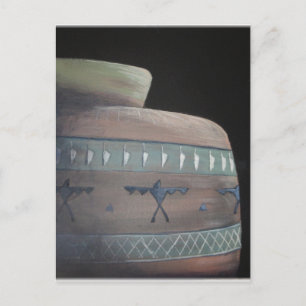 Sunlit Indian Pottery Postkarte