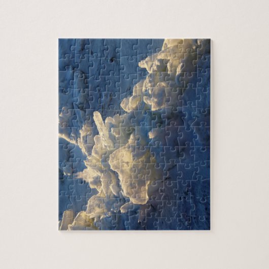 Sunlit Lake Ice Puzzle (Vertikal)