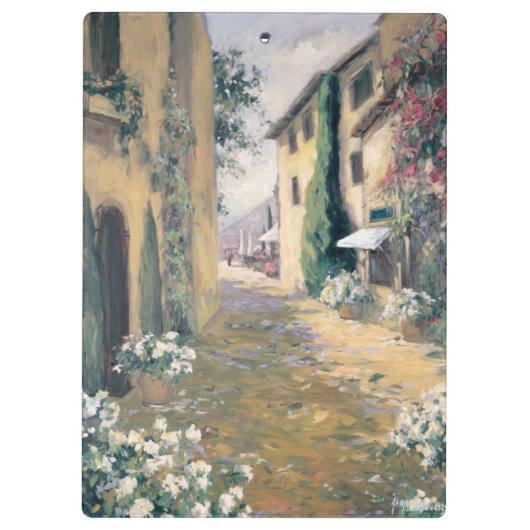 Sunlit Landhaus I Klemmbrett (Rückseite)