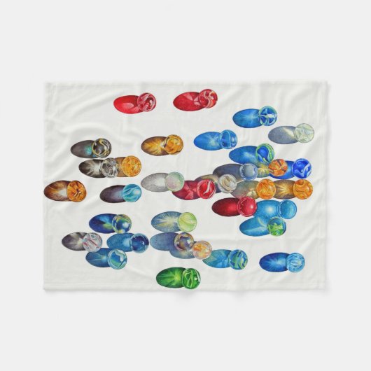 Sunlit Marmore Fleecedecke (Vorderseite (Horizontal))