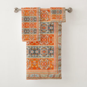 Sunlit marokkanisch Weave Badhandtuch Set