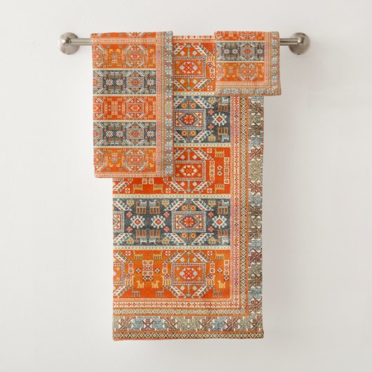 Sunlit marokkanisch Weave Badhandtuch Set (Insitu)