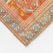 Sunlit marokkanisch Weave Fleecedecke (Ecke)