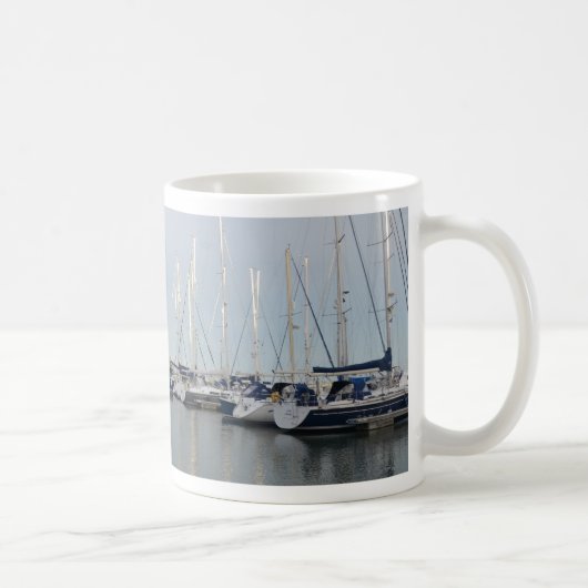 Sunlit Masts Kaffeetasse (Rechts)