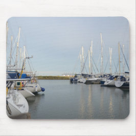 Sunlit Masts Mousepad