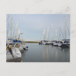 Sunlit Masts Postkarte