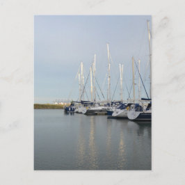 Sunlit Masts Postkarte