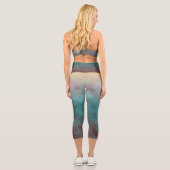 Sunlit Mist Capri Leggings (Rückseite)