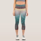 Sunlit Mist Capri Leggings (Vorderseite)