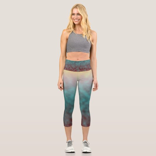 Sunlit Mist Capri Leggings (Vorderseite)