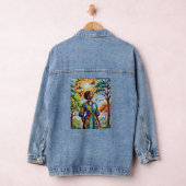 Sunlit Mosaik Queen Fall Art Jeansjacke (Hangar)