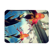 Sunlit Orchids Flexi Foto Magnet (Horizontal)