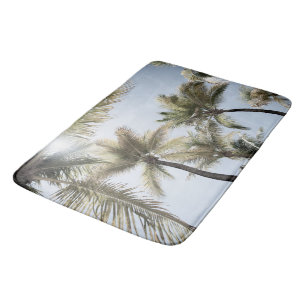 Sunlit Palm Jungle #1 #tropic #wall #art Badematte