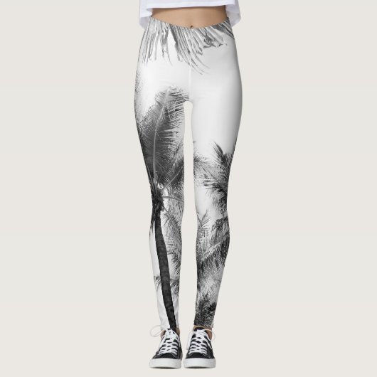 Sunlit Palm Jungle #2 #tropic #wall #art Leggings (Vorderseite)