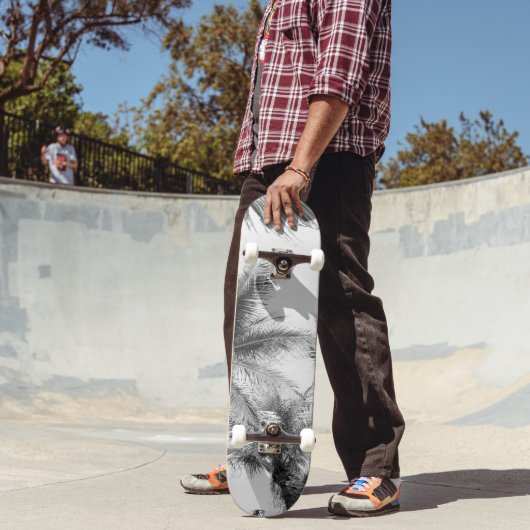 Sunlit Palm Jungle #2 #tropic #wall #art Skateboard (Außenbereich 2)