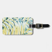 Sunlit Palmen - Palme-Blätter Gepäckanhänger (Vorderseite horizontal)