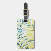 Sunlit Palmen - Palme-Blätter Gepäckanhänger (Vorderseite vertikal)