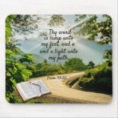 Sunlit Pathway and Bible Mousepad (Vorne)