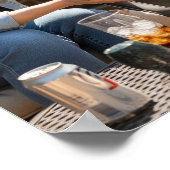 Sunlit Patio Gespräch Poster (Ecke)