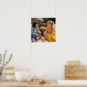 Sunlit Patio Gespräch Poster (Küche)