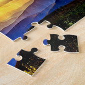 Sunlit Peaks: Wildblumen & Blue Ridges Puzzle (Seite)