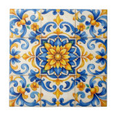 Sunlit Petal Carnival Tile Fliese (Vorderseite)