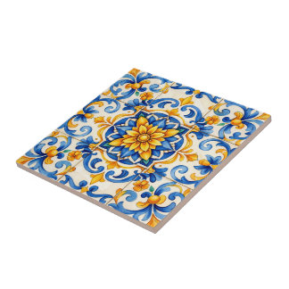 Sunlit Petal Carnival Tile Fliese
