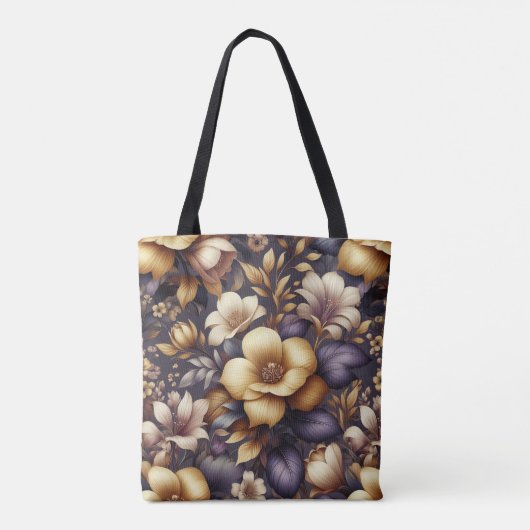 Sunlit Petals und Lila Haze Tasche (Rückseite)