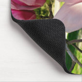 Sunlit Pink Magnolia Monogram Mouse Pad Mousepad (Ecke)